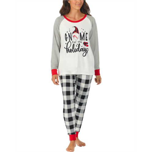 Pajamarama Holiday Gnome Family Long PJ