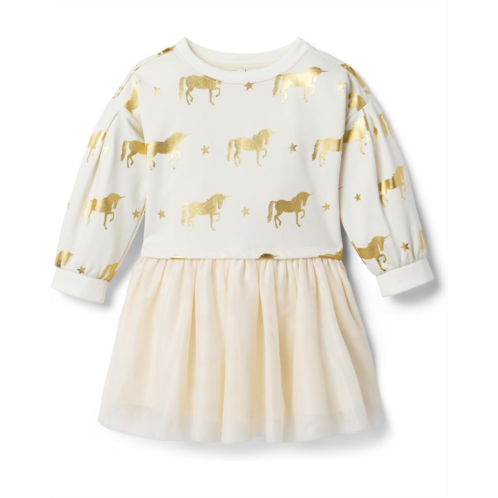 Janie and Jack Tulle Icon Dress (Toddler/Little Kid/Big Kid)