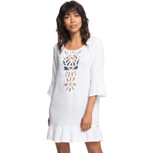 Roxy Goldy Soul Long Sleeve Cover-Up Dress