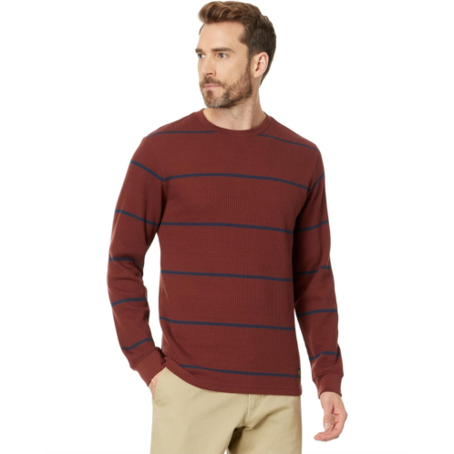 Mens RVCA Day Shift Stripe Long Sleeve Thermal