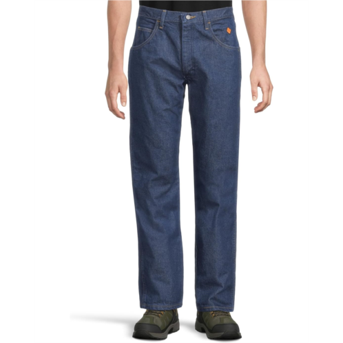 Mens Wrangler Flame Resistant Relaxed Fit Cowboy Cut Jeans