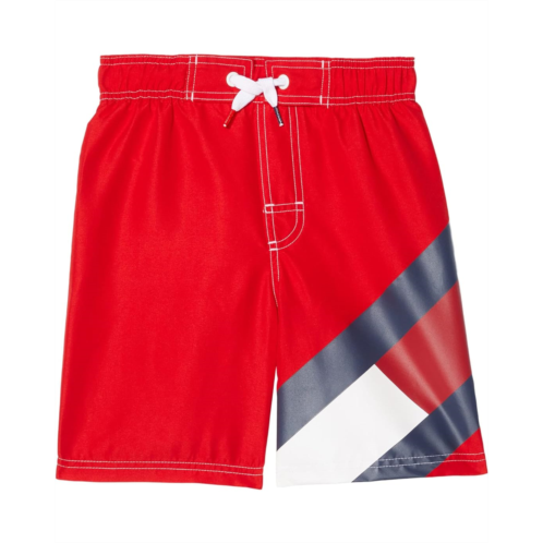 Tommy Hilfiger Kids Large Tommy Flag Boardshorts (Big Kids)