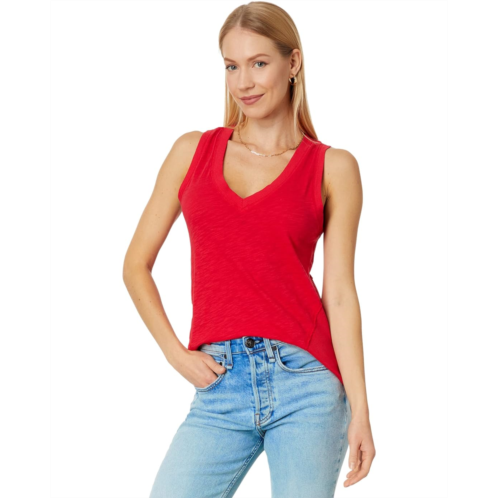 Womens bobi Los Angeles Inset V-Neck Tank