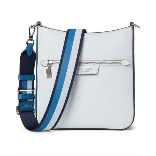 Kate Spade New York Hudson Colorblocked Pebbled Leather Messenger Crossbody