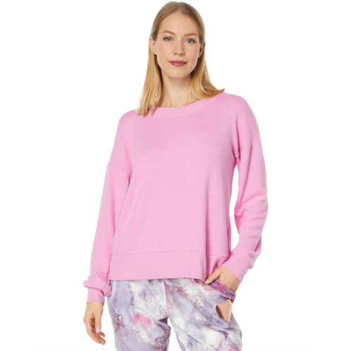 P.J. Salvage Womens PJ Salvage Fun Floral Split Back Sweatshirt