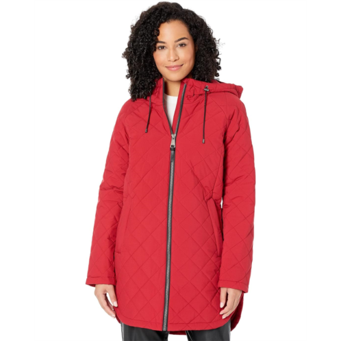 Womens DKNY Diamond Quilt Jacket