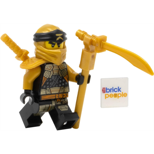 LEGO Ninjago: Cole Crystalized Minifigure with Dual Gold Weapons