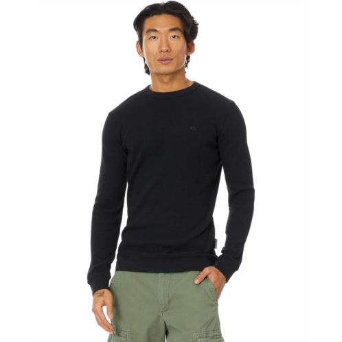 Mens Quiksilver Flanders Waffle Crew Long Sleeve Thermal