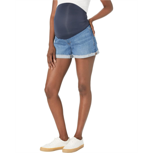 Madewell Maternity High-Rise Denim Shorts in Coeling Wash