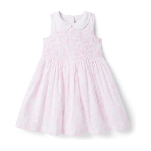Janie and Jack Collared Bunny Dress (Toddler/Little Kids/Big Kids)