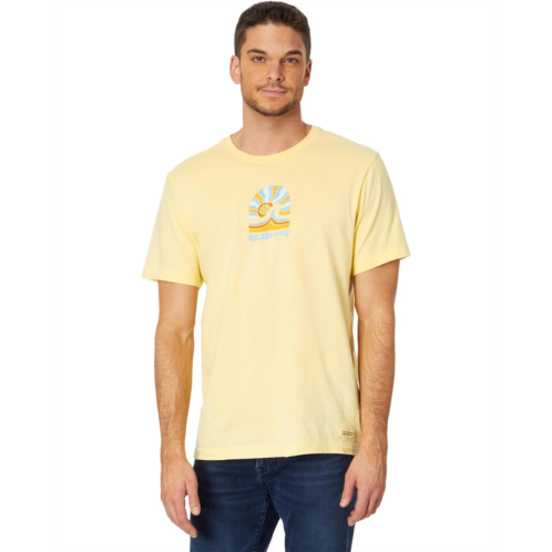 Life is Good Here Comes The Sunshine Arch Short Sleeve Crusher Tee