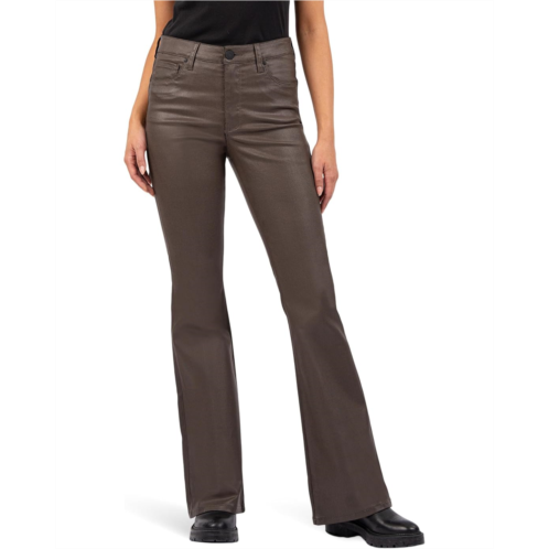 KUT from the Kloth Ana High Rise Fab Ab Flare-Baby Dn All Over