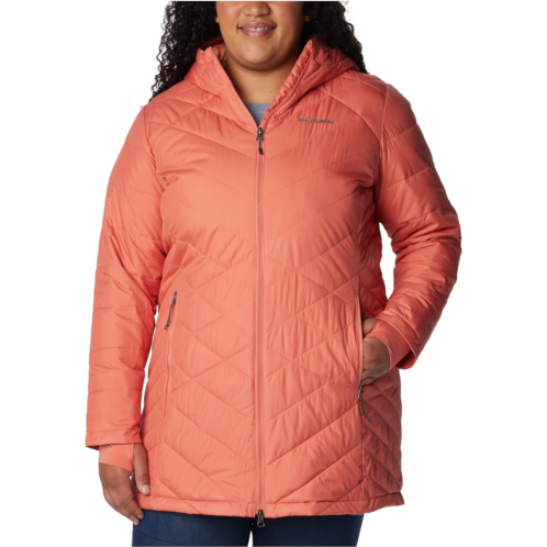 Womens Columbia Plus Size Heavenly Long Hooded Jacket