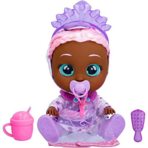 Cry Babies Magic Tears Cry Babies Kiss Me Princess Ivy- 12 Baby Doll Deluxe Blushing Cheeks Feature Shimmery Changeable Outfit with Bonus Accessories, for Girls and Kids 18M and up