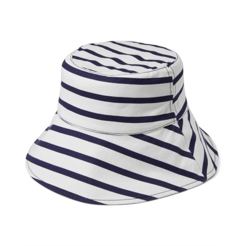 Kate Spade New York Breton Stripe Long Brim Rev Bucket Hat