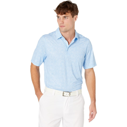 Mens Cutter & Buck Pike Constellation Print Stretch Polo