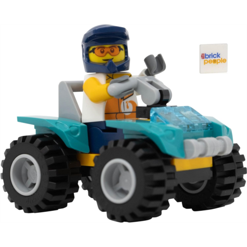 LEGO City: Stuntman Minifigure with Quad ATV