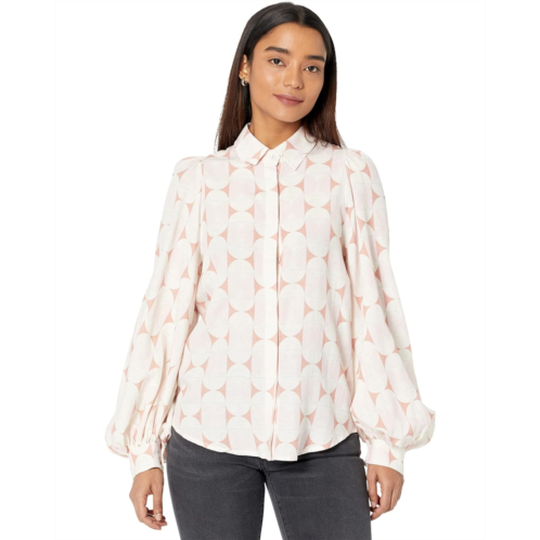 Womens Bardot Abstract Print Shirt