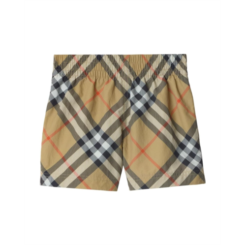 Burberry Kids Atticus Check Swim Shorts (Toddler/Little Kid/Big Kid)