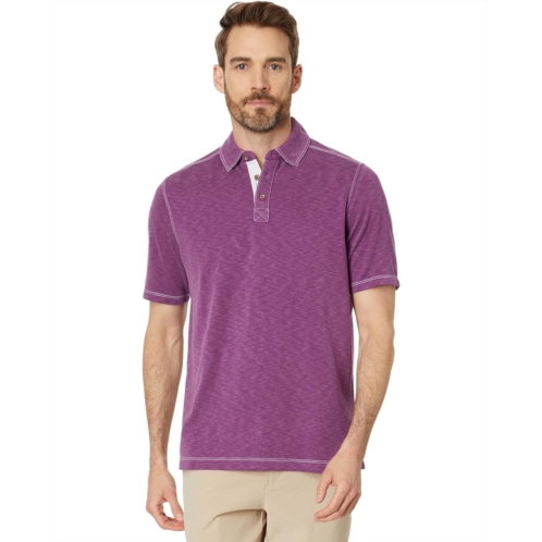 Mens Johnston & Murphy Vintage Slub Polo