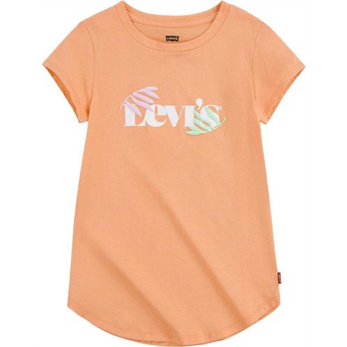 Levi  s Kids Round Hem Graphic Tee Shirt (Little Kids)