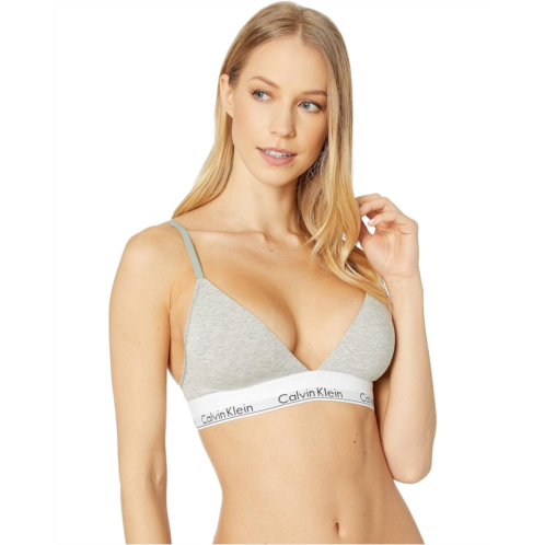 Womens Calvin Klein Underwear Modern Cotton Lightly Lined Triangle Bra