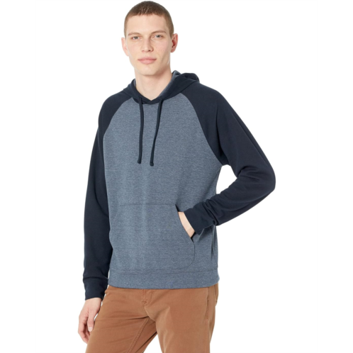 Vince Color-Block Double Knit Pullover Hoodie