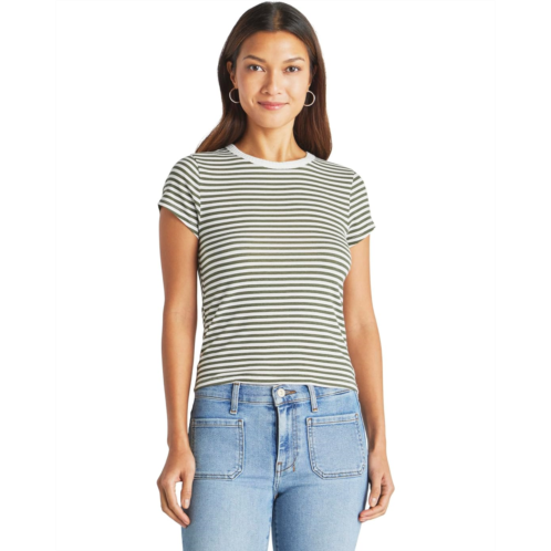 Womens Splendid Candice Short Sleeve Crew