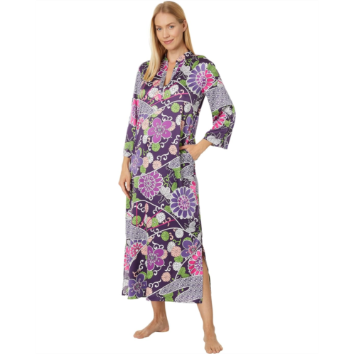 Womens N by Natori Zuri Satin Caftan