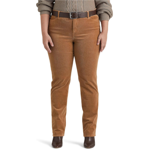 POLO RALPH LAUREN Plus-Size Corduroy Mid-Rise Straight Pant