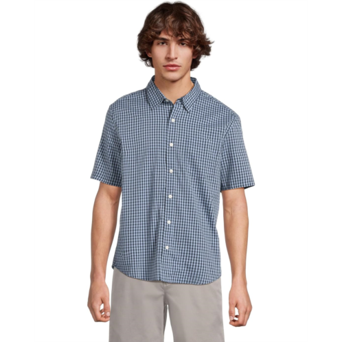 L.L.Bean Mens LLBean Comfort Stretch Performance Shirt Short Sleeve Slightly Fitted Plaid