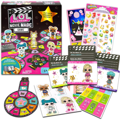 L.O.L. Surprise! LOL Doll Activity Set - LOL Doll Toy Bundle with Movie Magic Game Plus Stickers and More for Kids, Girls (LOL Doll Gifts)