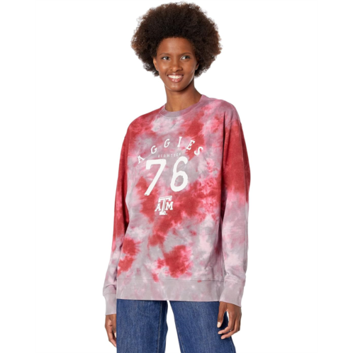 Lauren James Texas A&M Aggies Tie-Dye Sweatshirt