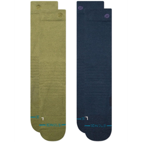 Unisex Stance Iconic Mid Poly Snow 2-Pack
