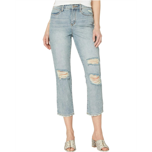 SKINNYGIRL JEANS High-Rise Straight Crop in Samana