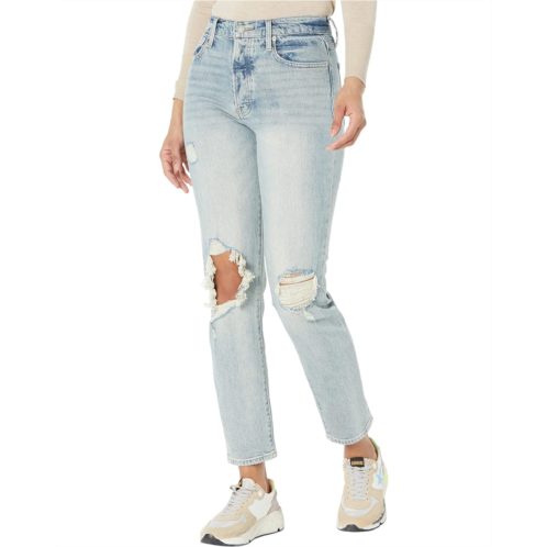 Lucky Brand High-Rise Drew Mom Jeans in Atmosphere Destructed