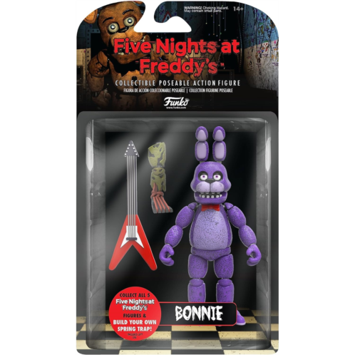 Funko 5 Articulated Action Figure: Five Nights at Freddys (FNAF) - Bonnie The Rabbit - Collectible - Gift Idea - Official Merchandise - for Boys, Girls, Kids & Adults - Video Games