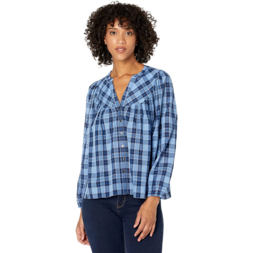 Draper James Button-Down Top in Angie Plaid