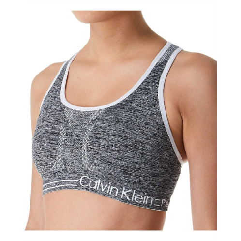 Womens Calvin Klein Performance Moisture Wicking Medium Impact Reversible Seamless Sports Bra