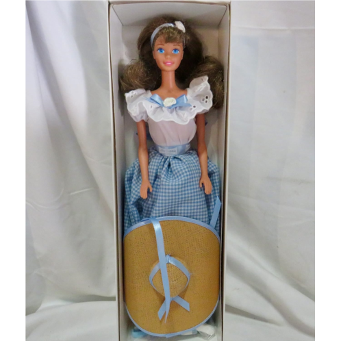Barbie 1995 Series II Collectors Edition 12 Inch Doll - Barbie as Little Debbie Snacks Girl with Dress, Sash, Shoes, Hair Ribbon, Hat, Hairbrush and Doll Stand