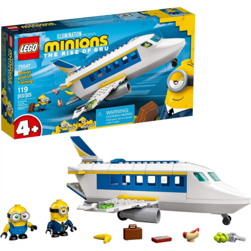 LEGO Minions: The Rise of Gru: Minion Pilot in Training (75547) Toy Plane Building Kit for Kids, a Great Present for Kids Who Love Minions Toys and Minion Figures, New 2021 (119 Pi