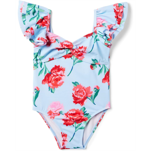 Janie and Jack Floral One-Piece (Toddler/Little Kids/Big Kids)