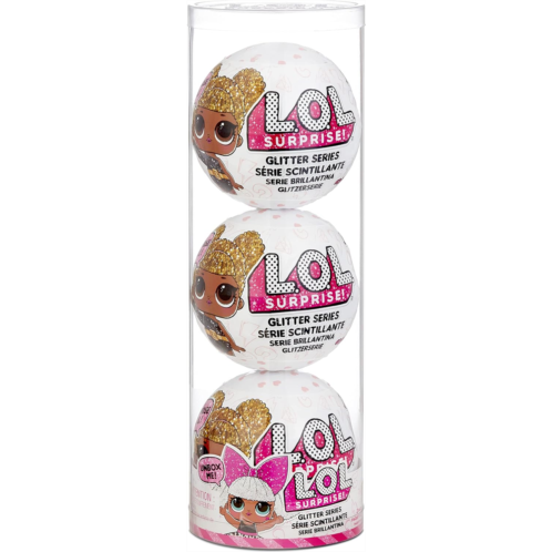 L.O.L. Surprise! Glitter Series Style 4 Dolls- 3 Pack, Each with 7 Surprises Including Outfits Accessories, Re-Released Collectible Gift for Kids, Toys for Girls and Boys Ages 4 5