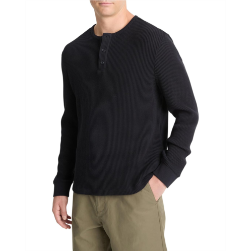 Vince Chunky Waffle Long Sleeve Henley