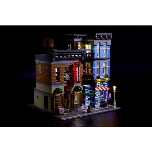 Brick Loot Lighting Kit for Your Lego Detectives Office Set 10246 (Lego Detective Set not Included)