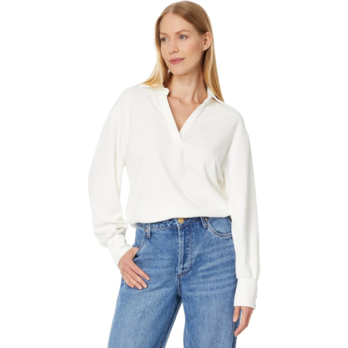 KUT from the Kloth Audrina - Long Sleeve Half Placket Knit Top