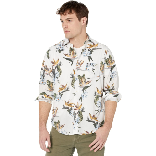 SERGE BLANCO Long Sleeve Hibiscus Shirt