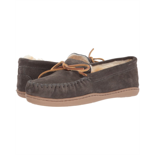 Womens Minnetonka Sheepskin Hardsole Moc