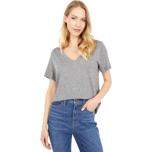 Womens Madewell Whisper Cotton V-Neck Tee