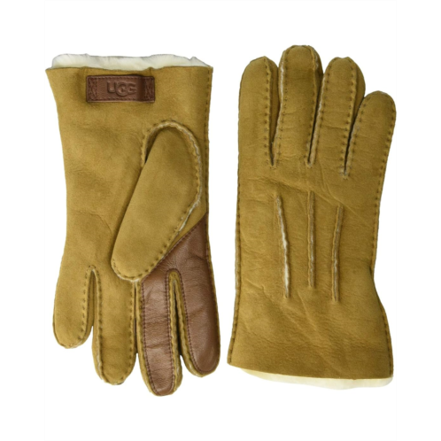 UGG Contrast Water Resistant Sheepskin Tech Gloves